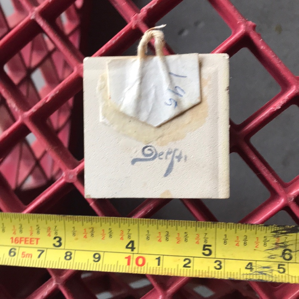 Delft tiny hanging tile 2x2” - Picture 2 of 2